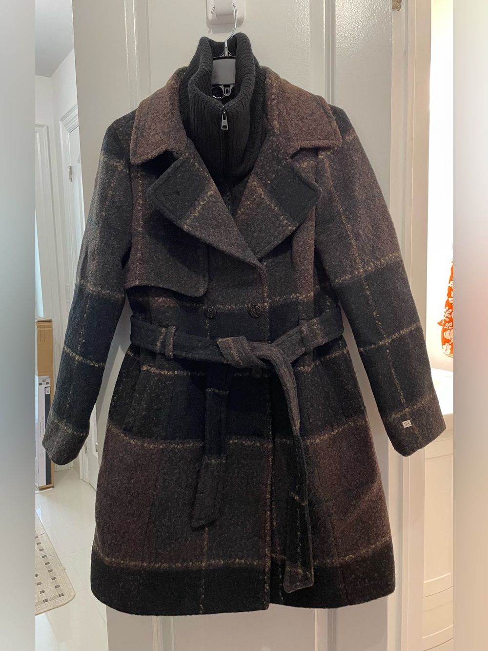 Soia & Kyo Fabianne Plaid Wool-Blend Coat